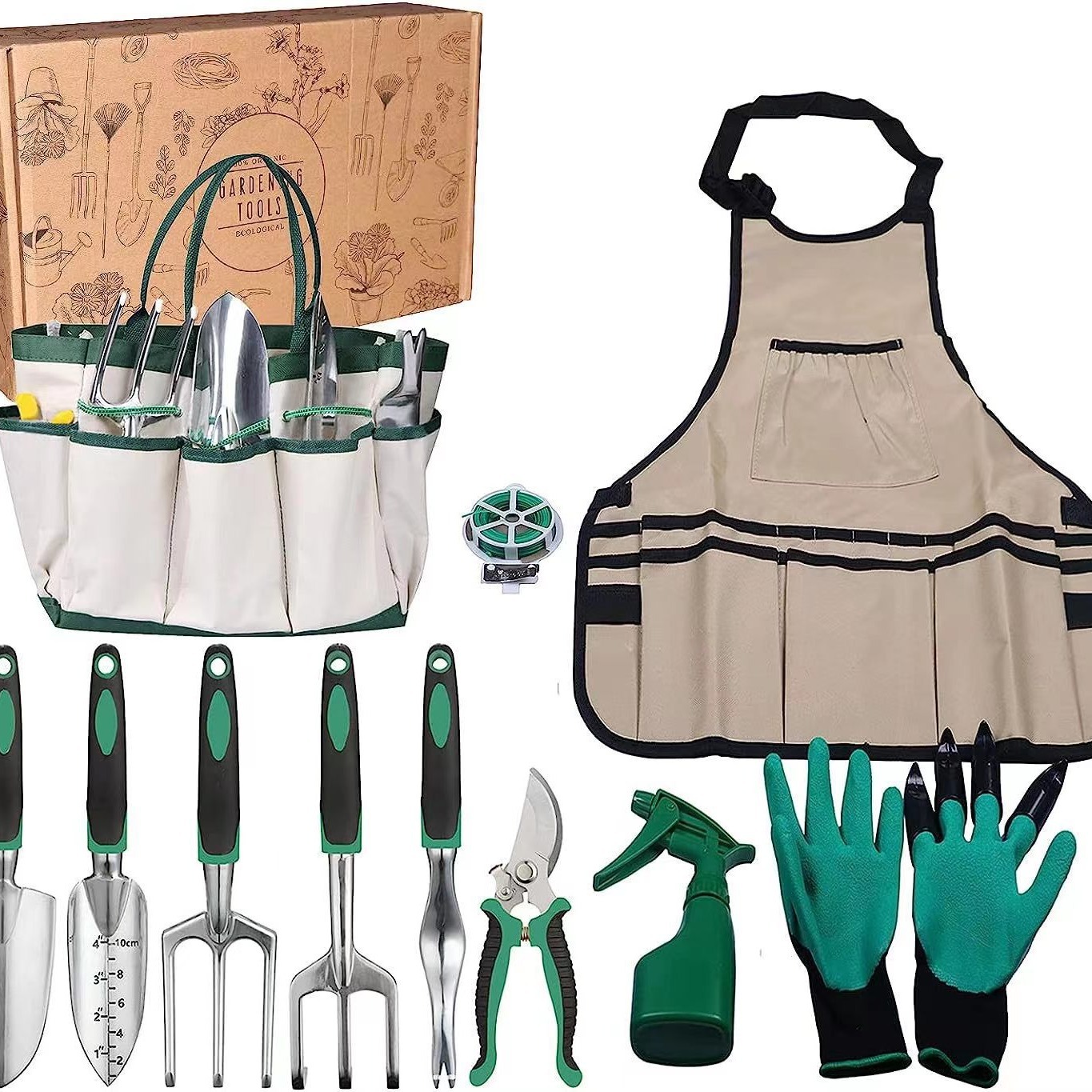 Gardening Tools Gifts - 11 Pcs Set Peralatan Kebun dari