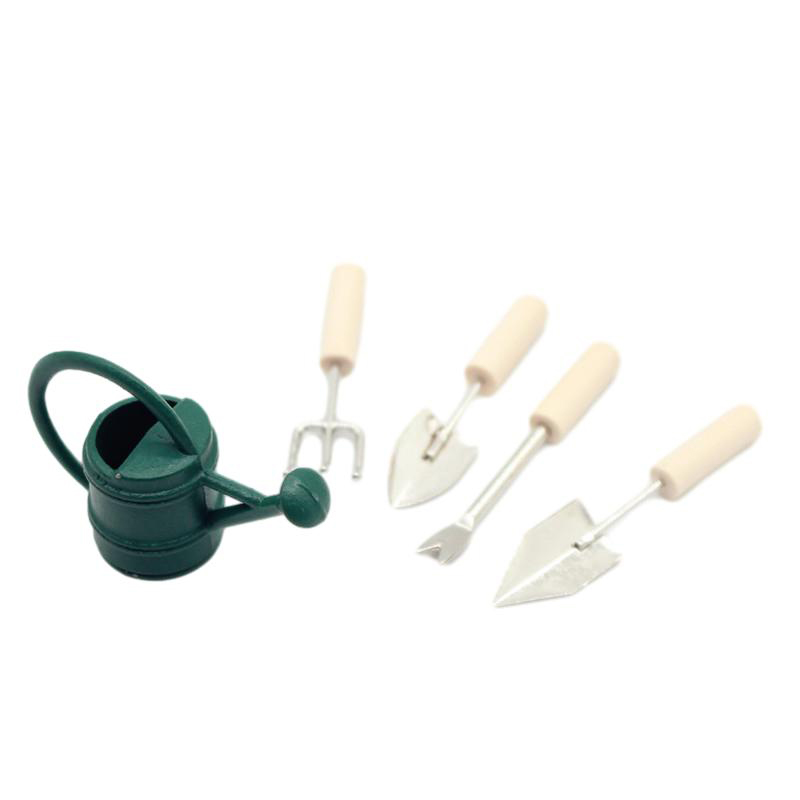 Gardening Tools Watering Can - 1:12 miniatur rumah boneka alat Taman