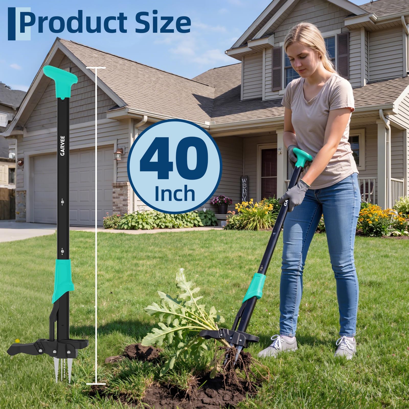 Gardening Tools Gifts - Penarik Gulma Gagang Panjang, Tanpa Perlu