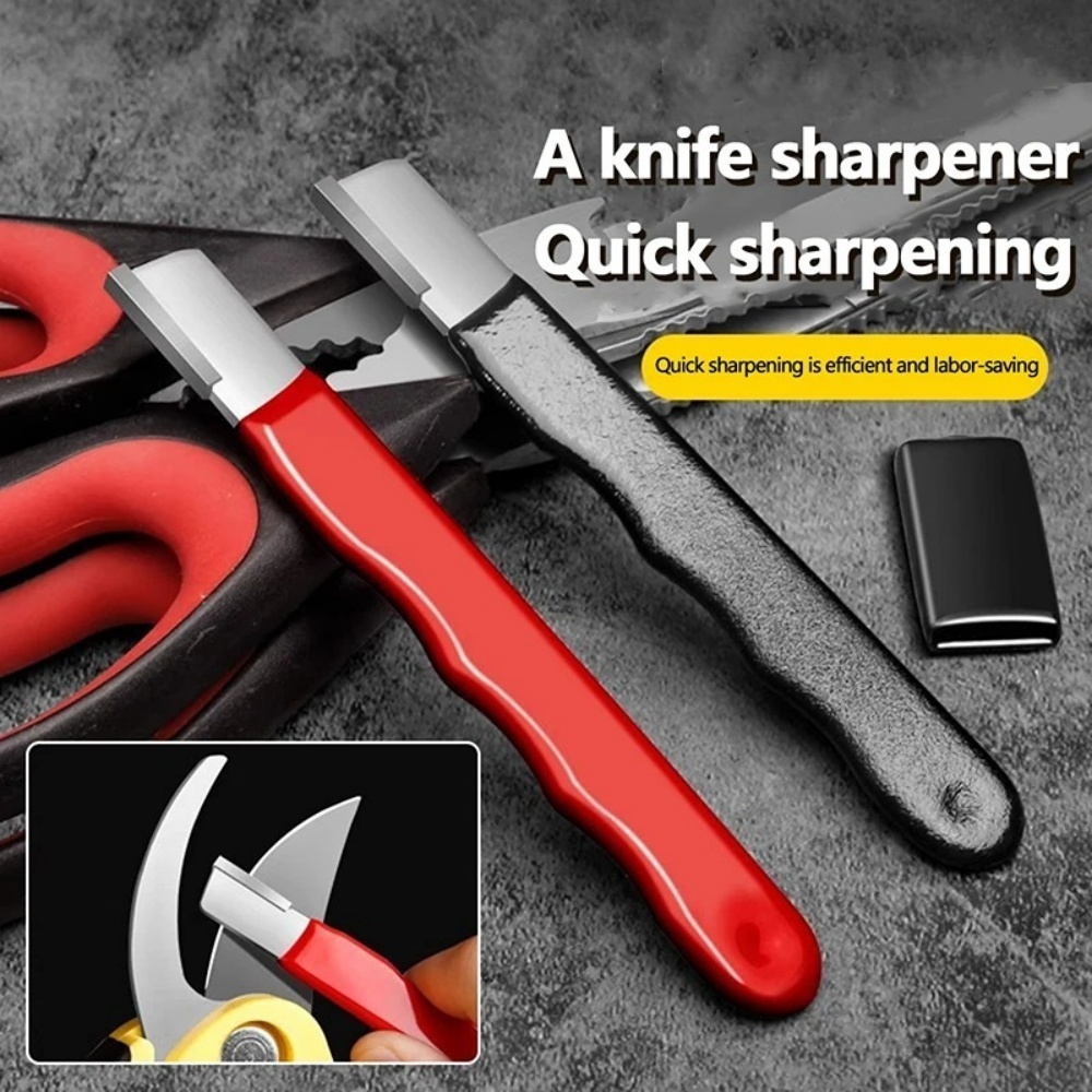 Gardening Tools Basic - Pengasah Pisau Logam Profesional, Pengasah Gunting,
