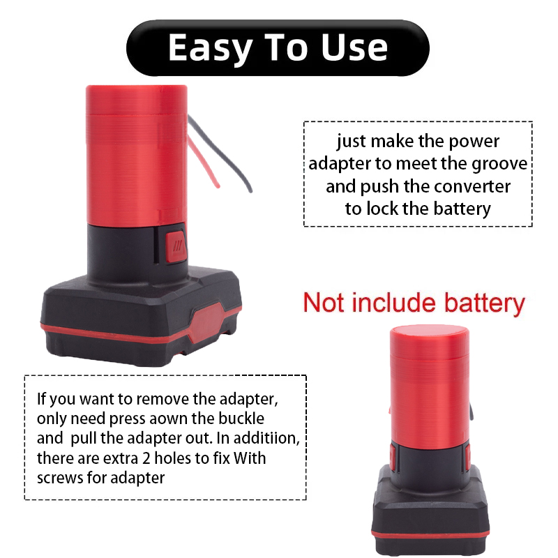 Adaptor DIY untuk Baterai Li-i - Gardening Tools Lidl ulasan dan harga