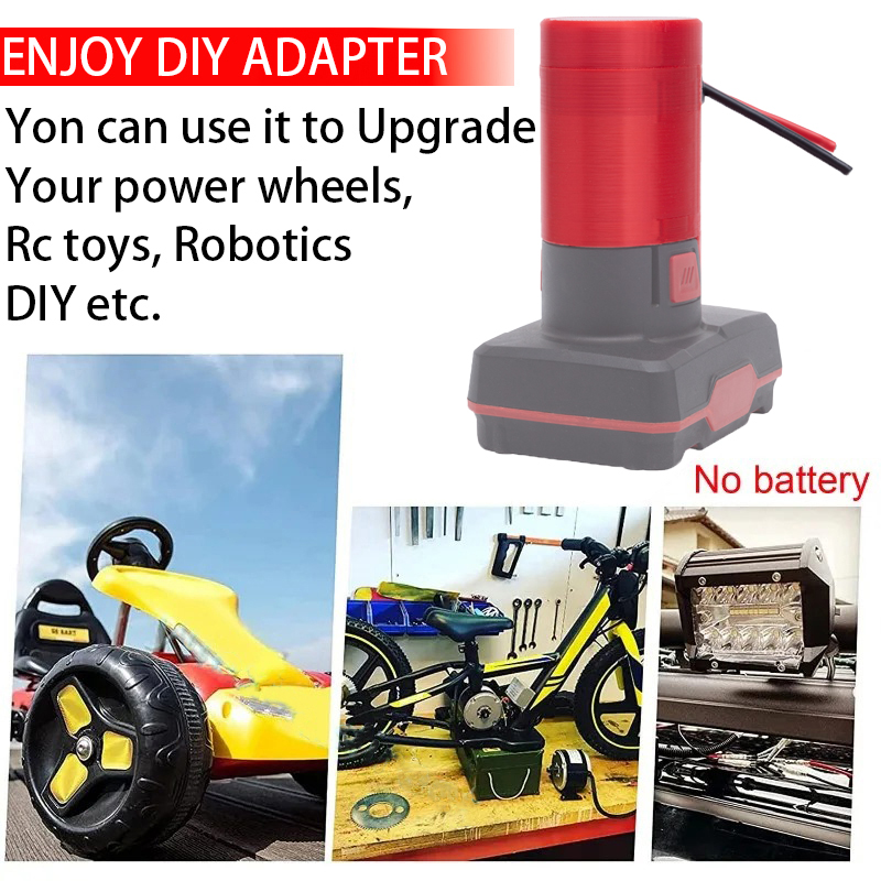 Adaptor DIY untuk Baterai Li-i - Gardening Tools Lidl ulasan dan harga