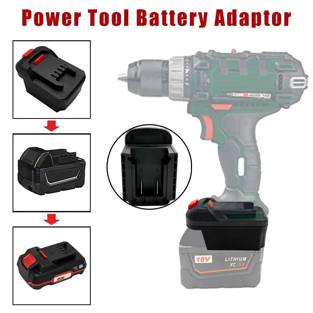 Adaptor/Konverter Baterai untu - Gardening Tools Lidl ulasan dan harga