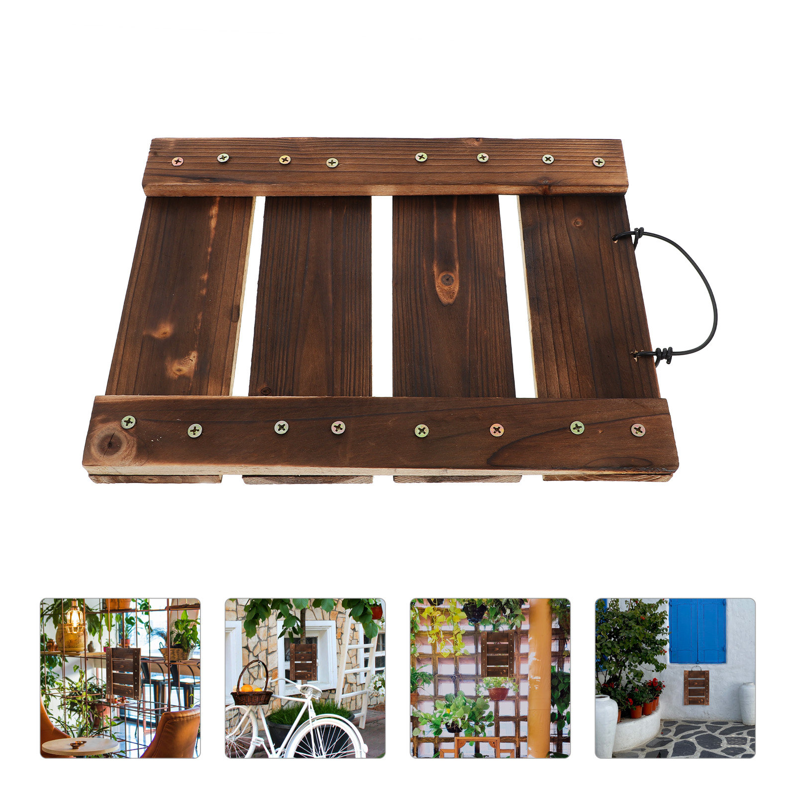 Penyangga Tanaman Dinding Kayu - Vertical Wall Planter ulasan dan harga