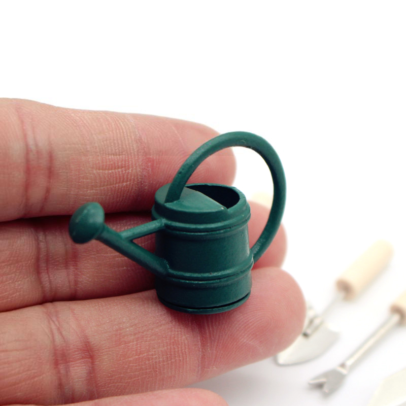 1:12 miniatur rumah boneka ala - Gardening Tools Watering Can ulasan dan harga