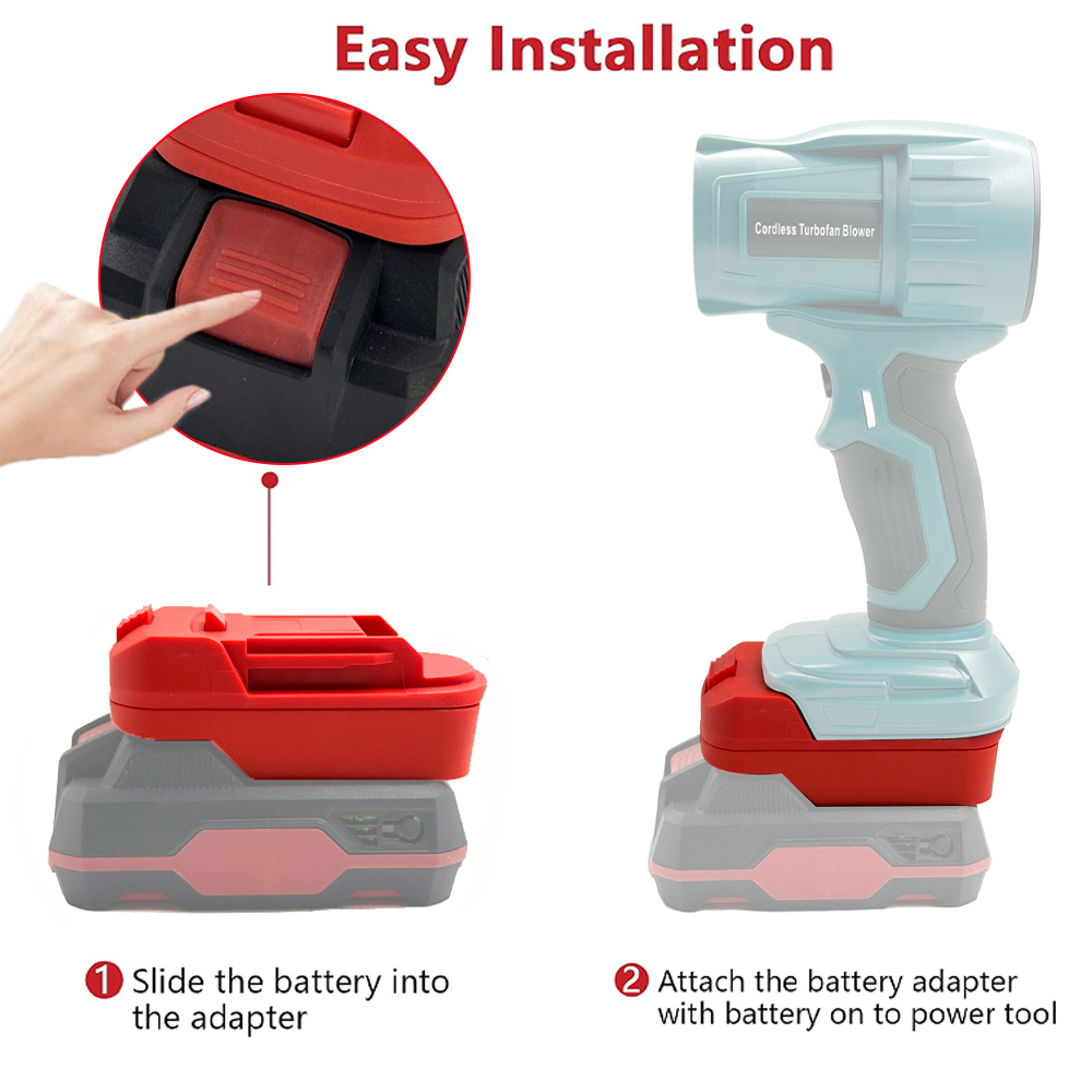 1 Buah Konverter Adaptor Bater - Gardening Tools Lidl ulasan dan harga