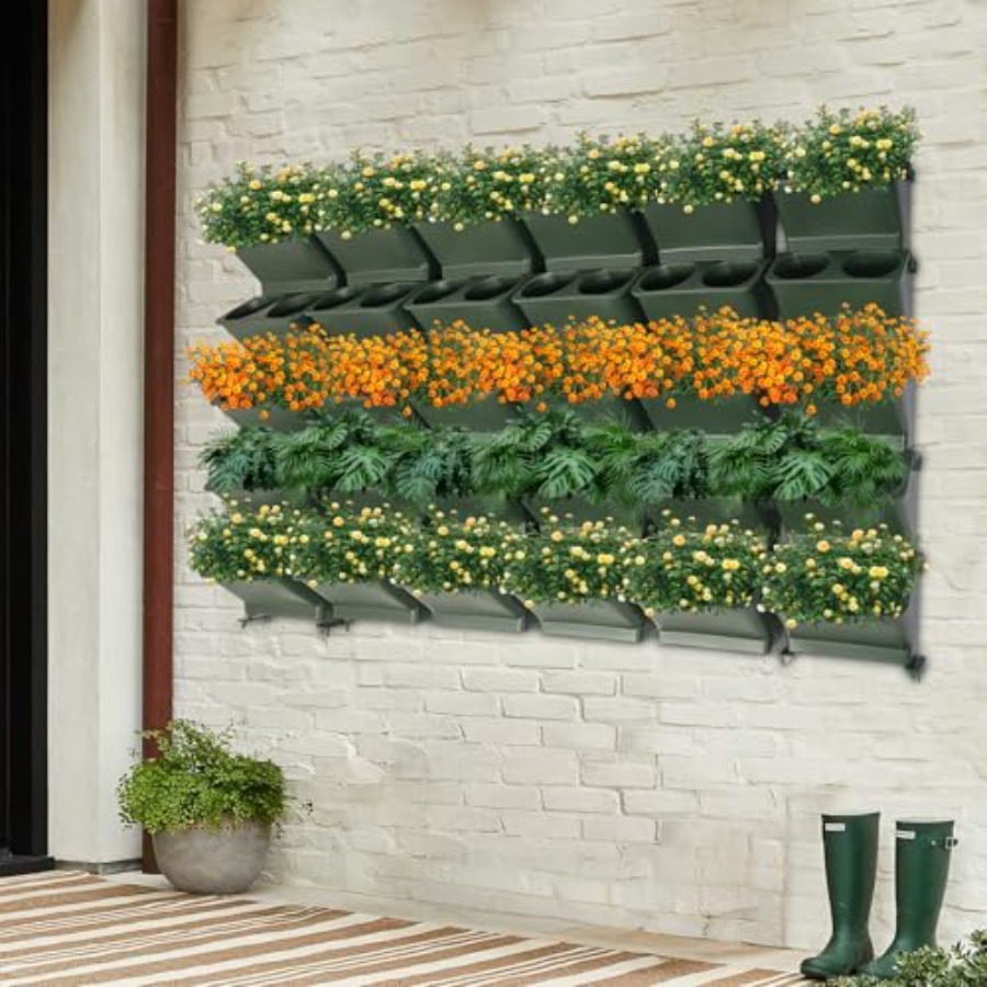 Penanam Dinding Vertikal Untuk - Vertical Wall Planter ulasan dan harga